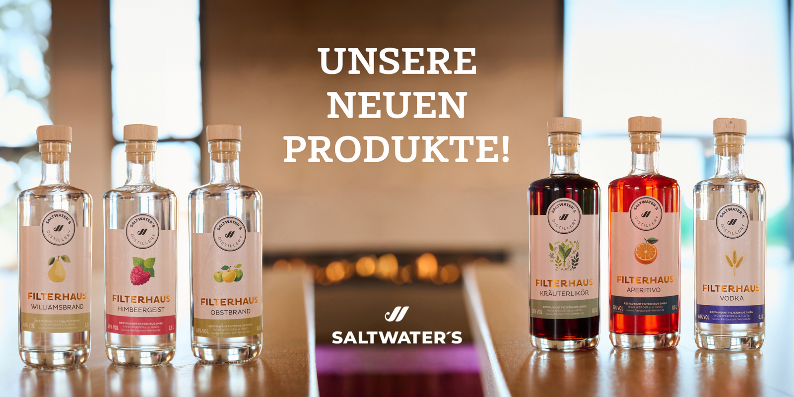 FILTERHAUS by SALTWATER's: Exquisite Spirituosen für Genießer