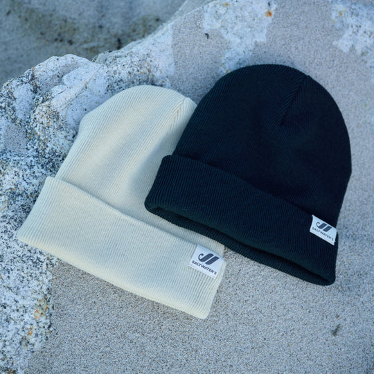 SALTWATER´s Beanie | Schwarz | Beige