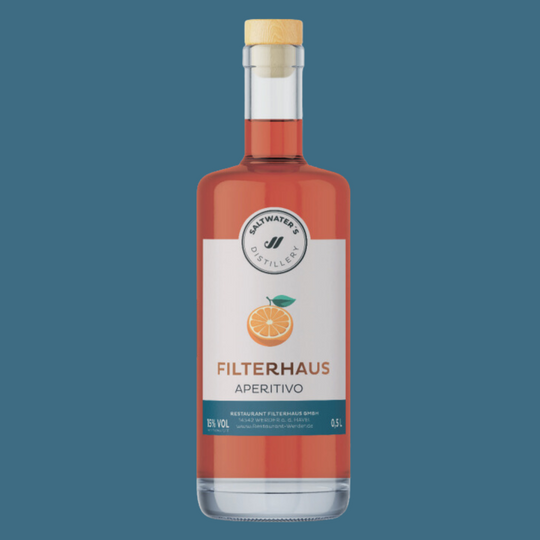 Frontalansicht als Grafik des FILTERHAUS Aperitivo von SALTWATER´s