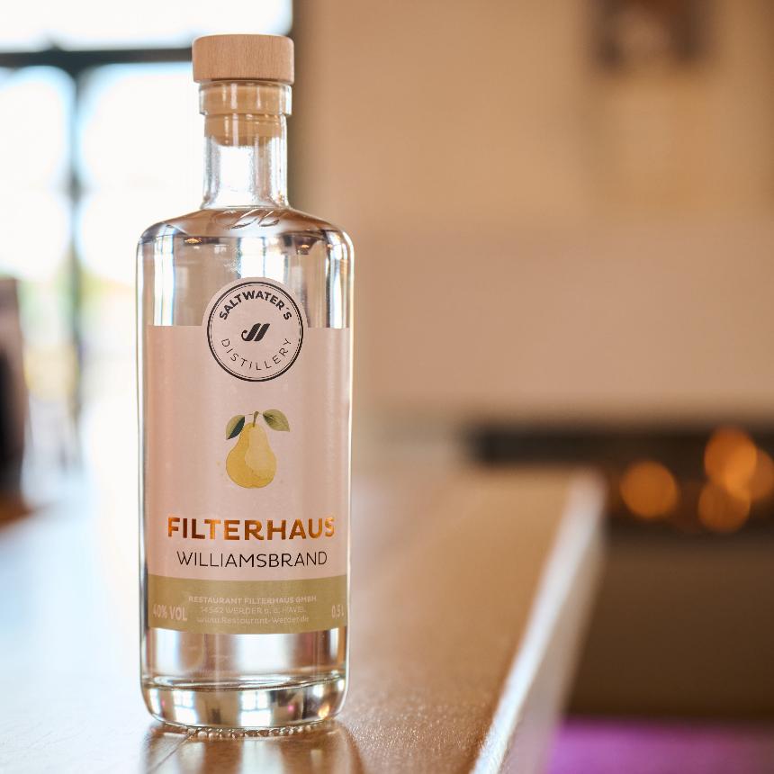 Frontalansicht des FILTERHAUS Williamsbrand von SALTWATER´s