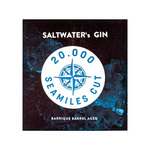 Etikett vom Saltwaters 20.00 Seamiles Cut Gin